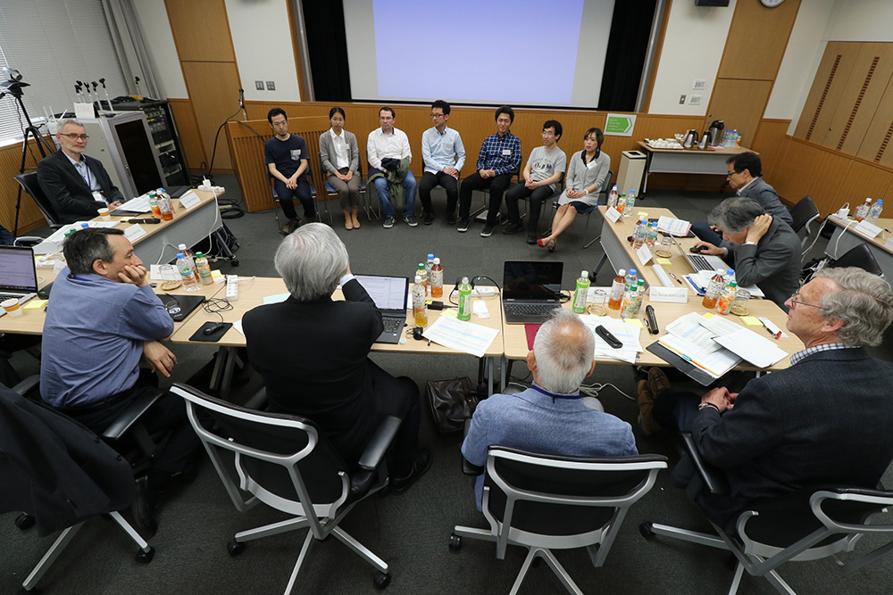 Young researchers intervewed by committee members