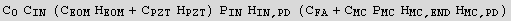 C_0 C_IN (C_EOM H_EOM + C_PZT H_PZT) P_IN H_ (IN, PD) (C_FA + C_MC P_MC H_ (MC, END) H_ (MC, PD))