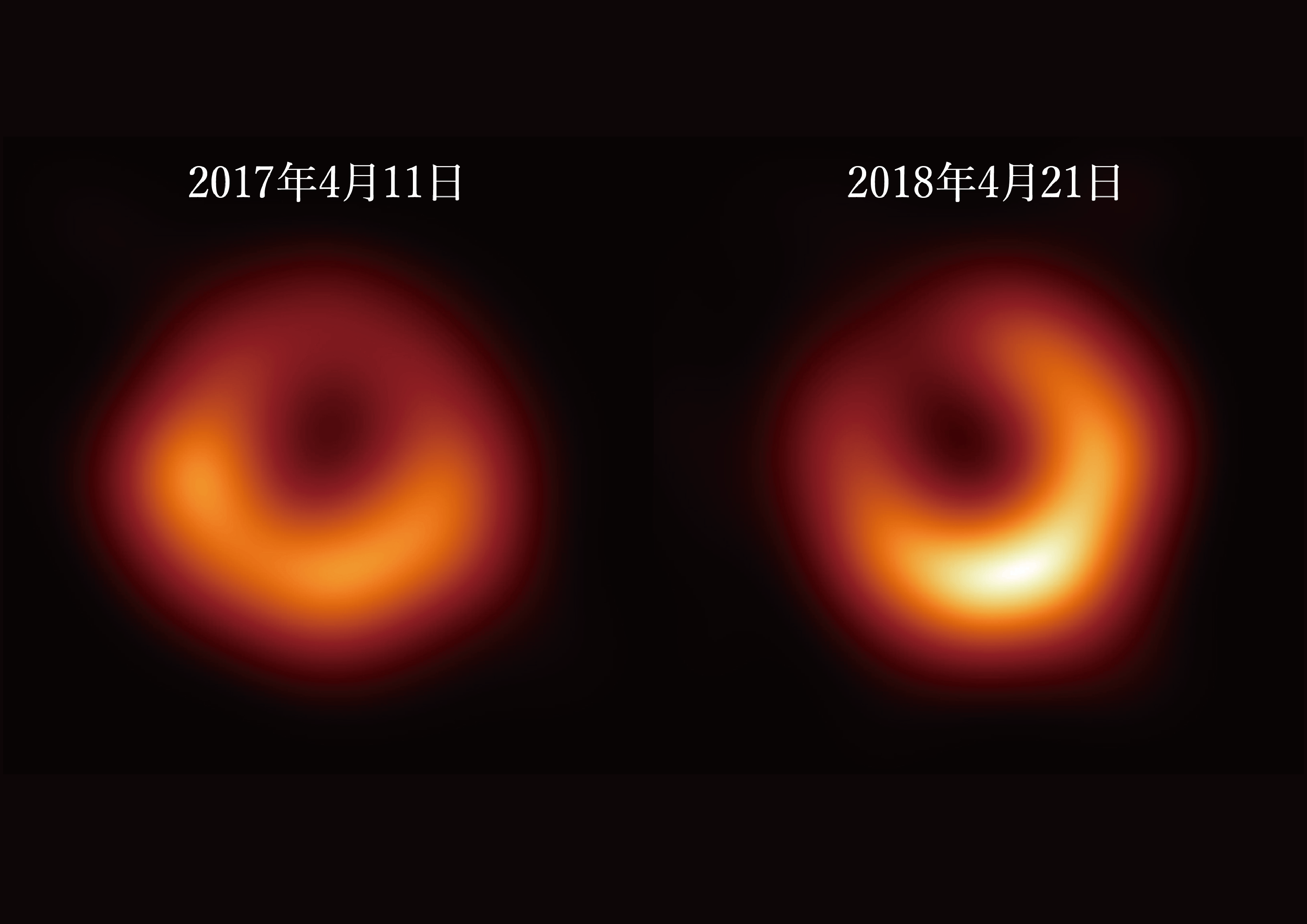 プレスリリース】初撮影から1年後のM87ブラックホールの姿 | ICRR