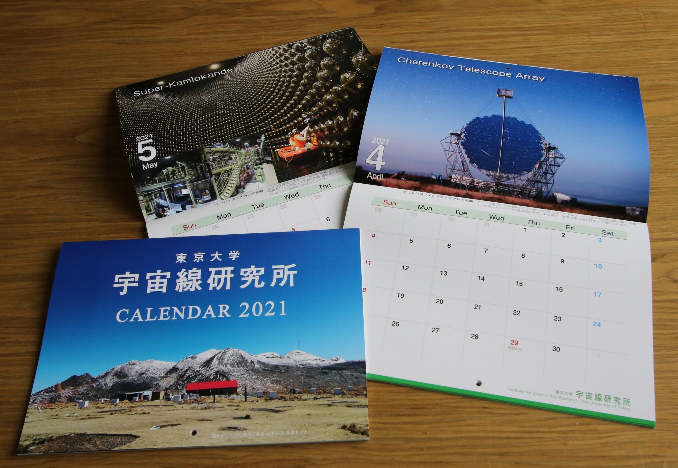 研究プロジェクトの今を感じる2021年「カレンダー」