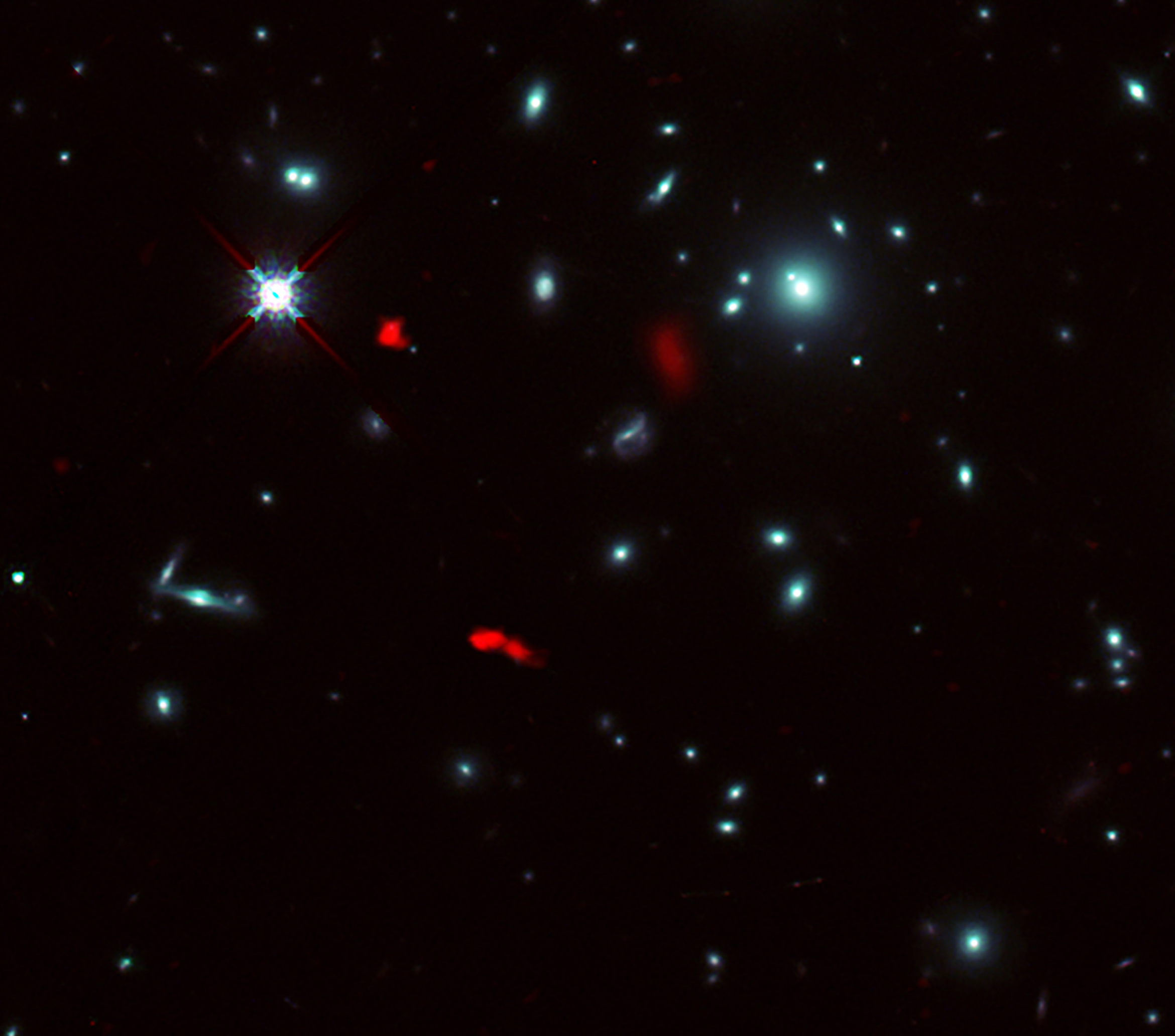 宇宙ページ プレスリリース】129億年前から銀河は回転していた－アルマ望遠鏡と