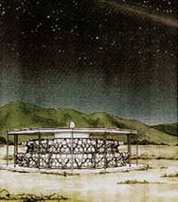 図4 宇宙線望遠鏡(TA)想像図