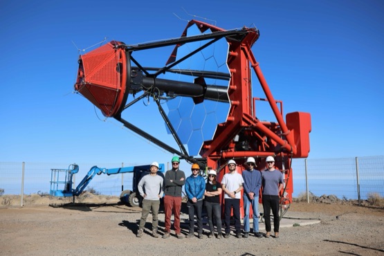 Test Observations Conducted with a Prototype CTAO Small-Sized Telescope